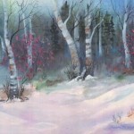 Winter Birches by Tri Woodcock