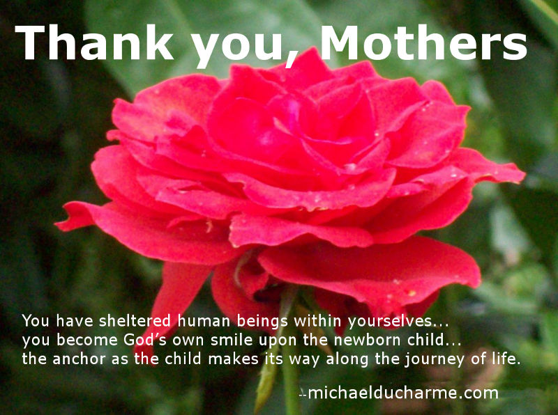 Thank you, mothers