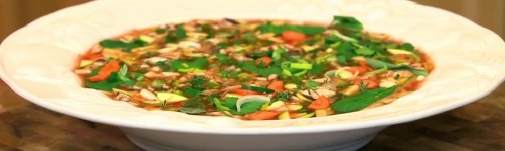 Raw Minestrone Soup