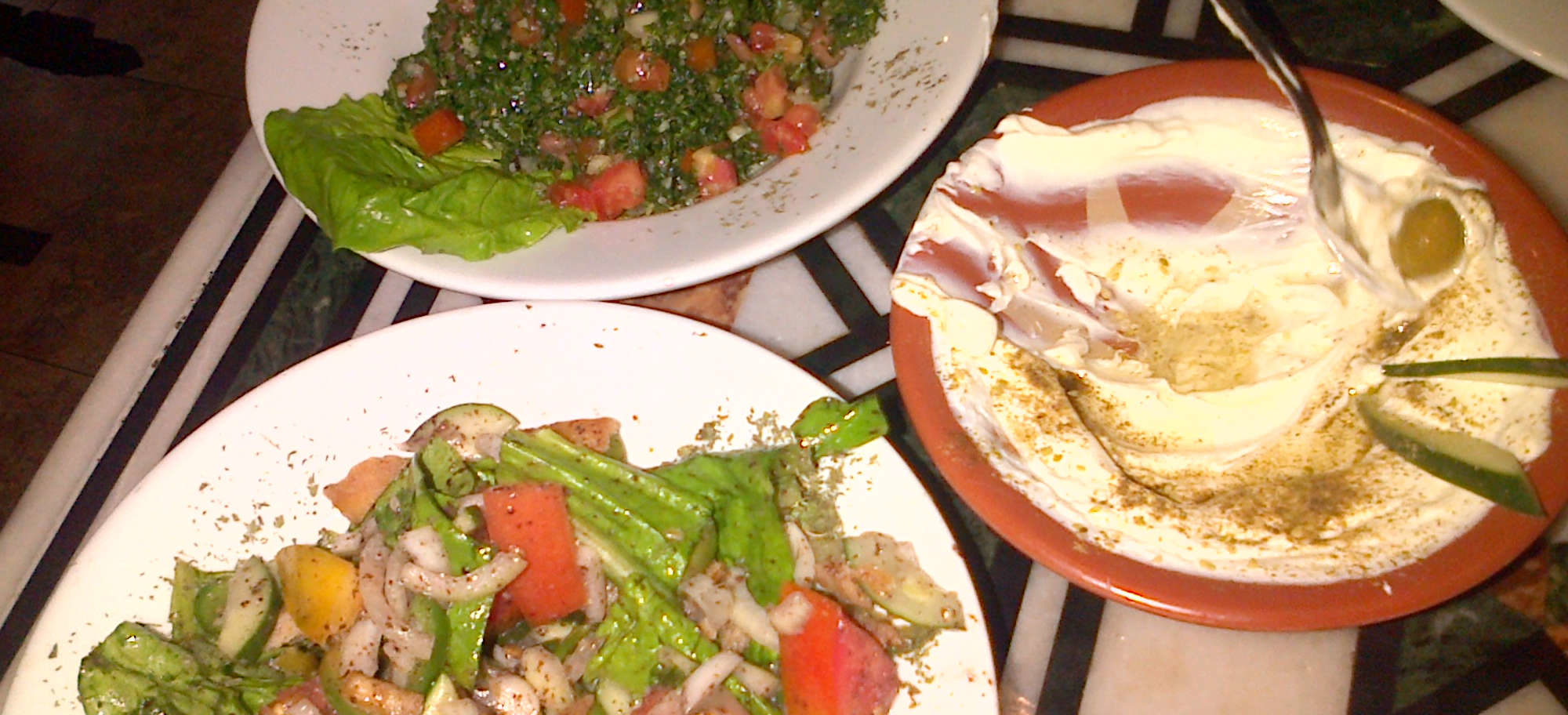 Beirut Panama Tabouleh Fatoush and Hummus