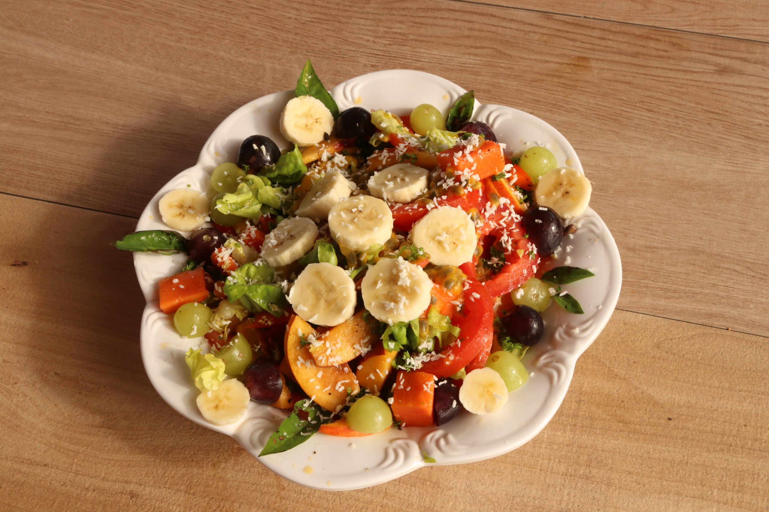 Lotus Salad with banana